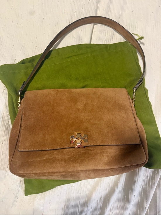 Tory Burch Handbags - Tory Burch Charlie Suede Shoulder Bag
